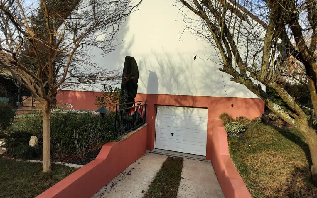 Ravalement de façade et muret d&rsquo;un particulier à Brétigny-sur-Orge